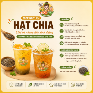 Topping thêm - Nước ép & Trà